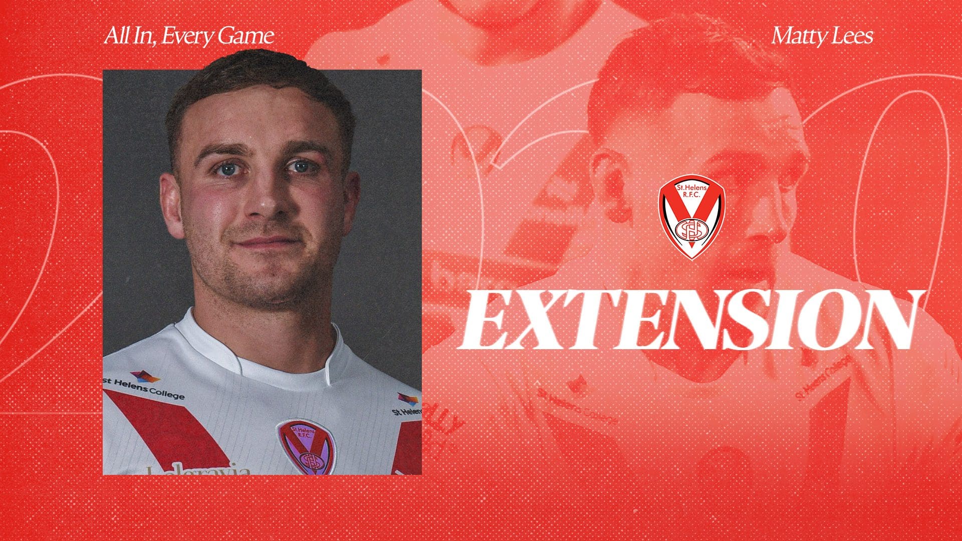 Matty Lees signs long-term deal with St.Helens - Saints TV