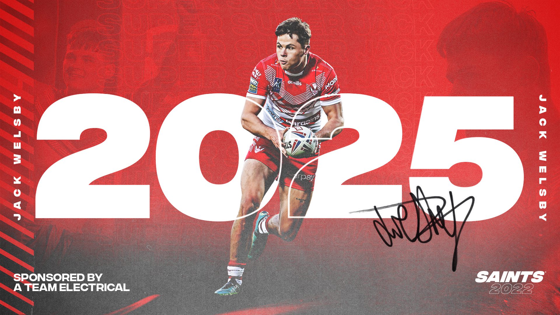 Saints extend Super Jack's deal into 2025 Saints TV